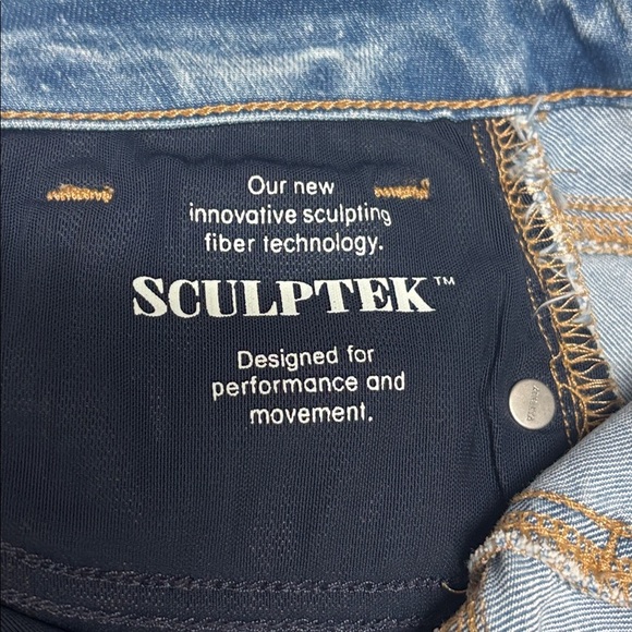 ATHLETA High Rise Straight Leg Jeans 6 TALL  - Picture 8 of 8